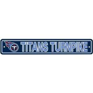  Tennessee Titans Plastic Street Sign Titans Turnpike 