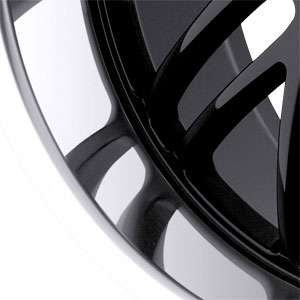 New 18X8.5 5 120 Beyern Mesh Gloss Black Machined Lip Wheels/Rims