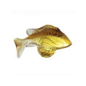  Lalique Damsel Fish Seal Gold