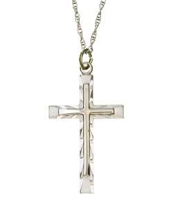 Sterling Silver English Cross Necklace  
