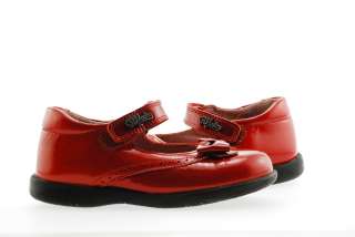 Pablosky 16760 Toddler Kids Girls Mary Jane Loafer Shoe Red 8  