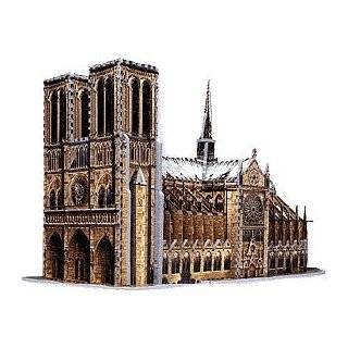 Notre Dame Cathedral, 952 Piece 3D Jigsaw Puzzle Made by Wrebbit Puzz 