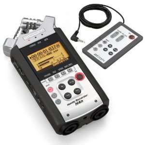 com Zoom H4n Portable Digital Recorder Package with Zoom RC 4 Remote 