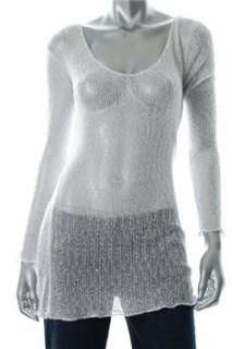 FAMOUS CATALOG Moda Knit Top White BHFO Sale Misses Shirt M  
