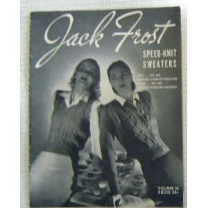  Jack Frost Speed knit Sweaters Vol 50 Gottlieb Brothers 