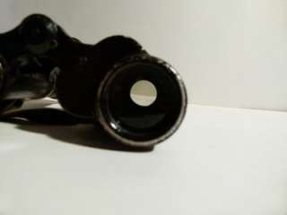 German WW II Binoculars CXN   Emil Busch DIENSTGLAS 6x30 H/6400 #46 