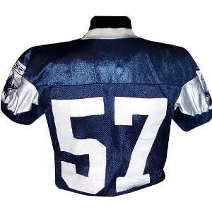 Kevin Burnett #57 2008 Cowboys Game Used Navy Practice Jersey (Tagged 