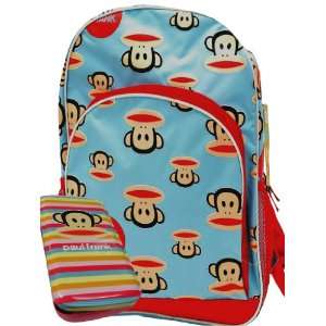  Casual Paul Frank School Backpack Matching Tin Case 