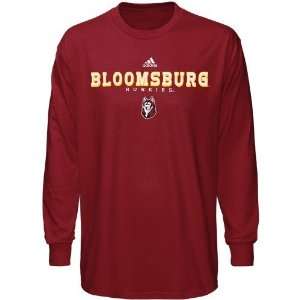  adidas Bloomsburg Huskies Maroon True Basic Long Sleeve T 
