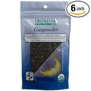 Frontier Tea gunpowder/ftc, 2 Ounce Units (Pack of 6)  