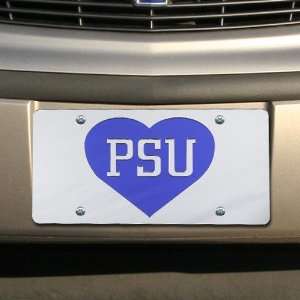  NCAA Penn State Nittany Lions Silver Mirrored Heart 