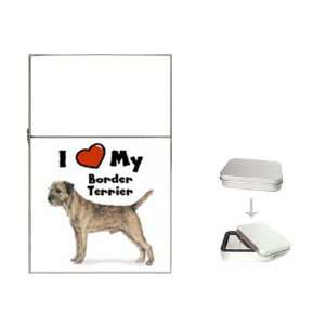  I Love My Border Terrier Flip Top Lighter Health 