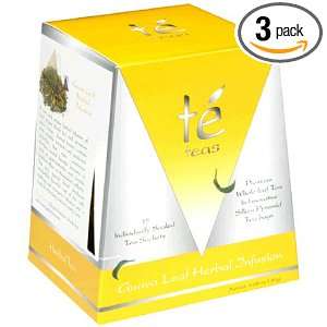   Tea, Guava Leaf Herbal Infusion, Tea Bags, 15 Count Boxes (Pack of 3