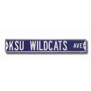  Kansas State Wildcats NCAA Embossed Street Sign Sports 