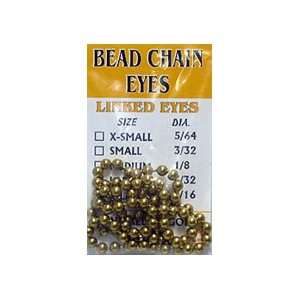  Bead Chain Eyes Size/Color 1/8 Gold