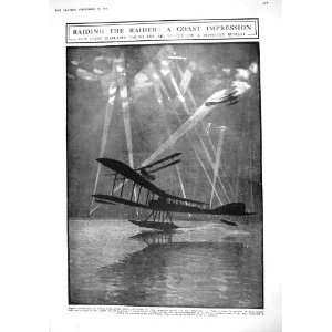  1916 War Giant Seaplanes Air Raid Zeppelin Retreat Royal Flying 