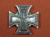 Germany German WW1 Iron Silver Cross Medal Order Badge  