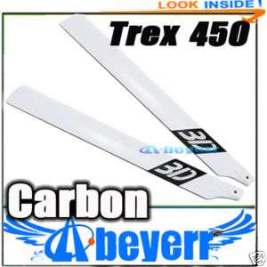 325mm Carbon Main Rotor Blade For Trex 450 XL SE V2 3D  