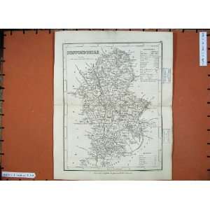   1846 Dugdales Maps Staffordshire England Wolverhampton