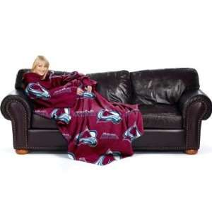  Colorado Avalanche NHL Comfy Throw Blanket with Sleeves 