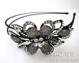   Headbands Butterfly Hair Bands Crystal Head Beads Color H215  