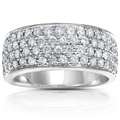 14k Gold 1ct TDW Diamond Pave Band (H I, I1 I2)