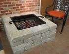 Square Unfinished Fire Pit Kit  