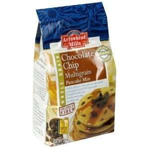 Arrowhead Mills Chocolate Chip Pancake Mix, 28 Ounce (Pack of 12 