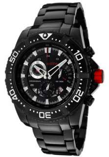 Red Line Watch 90008 11 BB Mens Racer Chronograph Black Ion Plated 