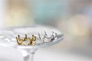   Fashion Small Open Alloy Imperial Crown Ring w08 brand new  