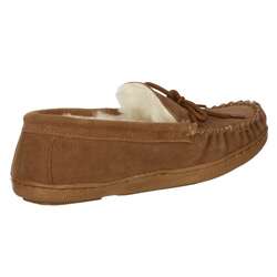 Bearpaw Mens Suede Moccasin Slippers  