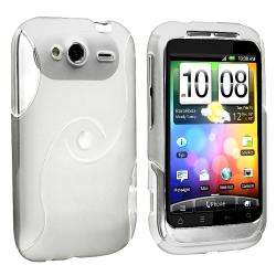 TPU Rubber Skin Case for HTC Wildfire S  