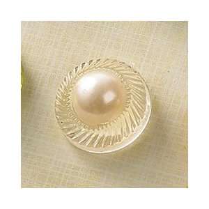   Non Adhesive Designer Buttons   Pearl   Clear Arts, Crafts & Sewing