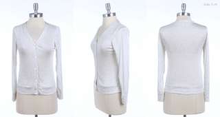 Basic Plain Solid Button Down Cardigan Various Color and Size  