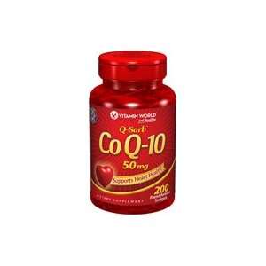  Q Sorb Co Q 10 50 mg. 50 mg. 200 Softgels Health 