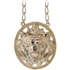  3 Lion Head Oval Medallion On 36 Chain, Gpexclusive, Usa 