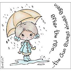 Crafters Companion S.W.A.L.K. After the Rain Rubber Stamps 
