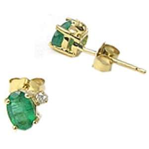  Emerald and Diamond Earrings DaCarli Jewelry