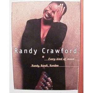    Randy Crawford Promo Poster Great Face SHot 