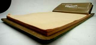 vintage MAIERS SUNBEAM BREAD metal CLIPBOARD w/tablet  