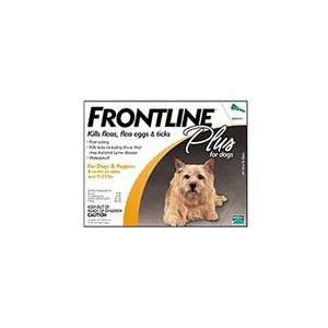  FRONTLINE PLUS FLEA & TICK TREATMENT FOR DOGS YELLOW 3mo 