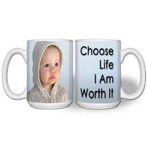 15oz Pro Life Ceramic Coffee Mug Choose Life 2 Kitchen 