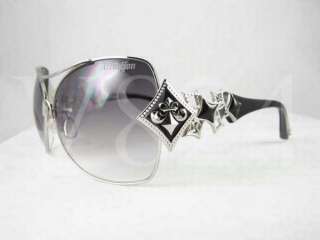 AFFLICTION Eyewear Sunglasses Silver Blk ANGELINA Black  