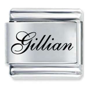    Edwardian Script Font Name Gillian Italian Charm Pugster Jewelry