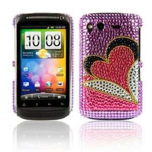  WalkNTalkOnline   HTC Desire S Purple & Pink Love Heart 
