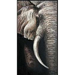 Hand painted Elephant Gallery wrapped Canvas Art  