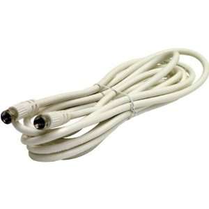  25FT F f RG59 Patch Cable Wht Premium Retail Blister Pack 
