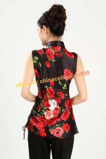 Chinese Women Girl Summer Casual Shirt Blouse Tops  