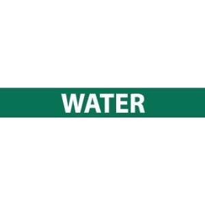  PIPE MARKERS WATER 2X14 1/4 CAPHEIGHT VINYL