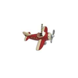  RED PLANE propeller AIRPLANE ceiling FAN PULL chain